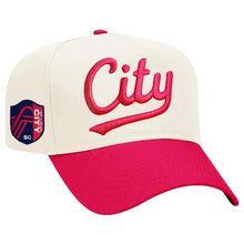 Load image into Gallery viewer, St. Louis CITY SC Script Puff Embroidered Structured Snapback Hat
