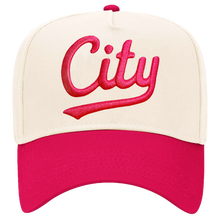 Load image into Gallery viewer, St. Louis CITY SC Script Puff Embroidered Structured Snapback Hat