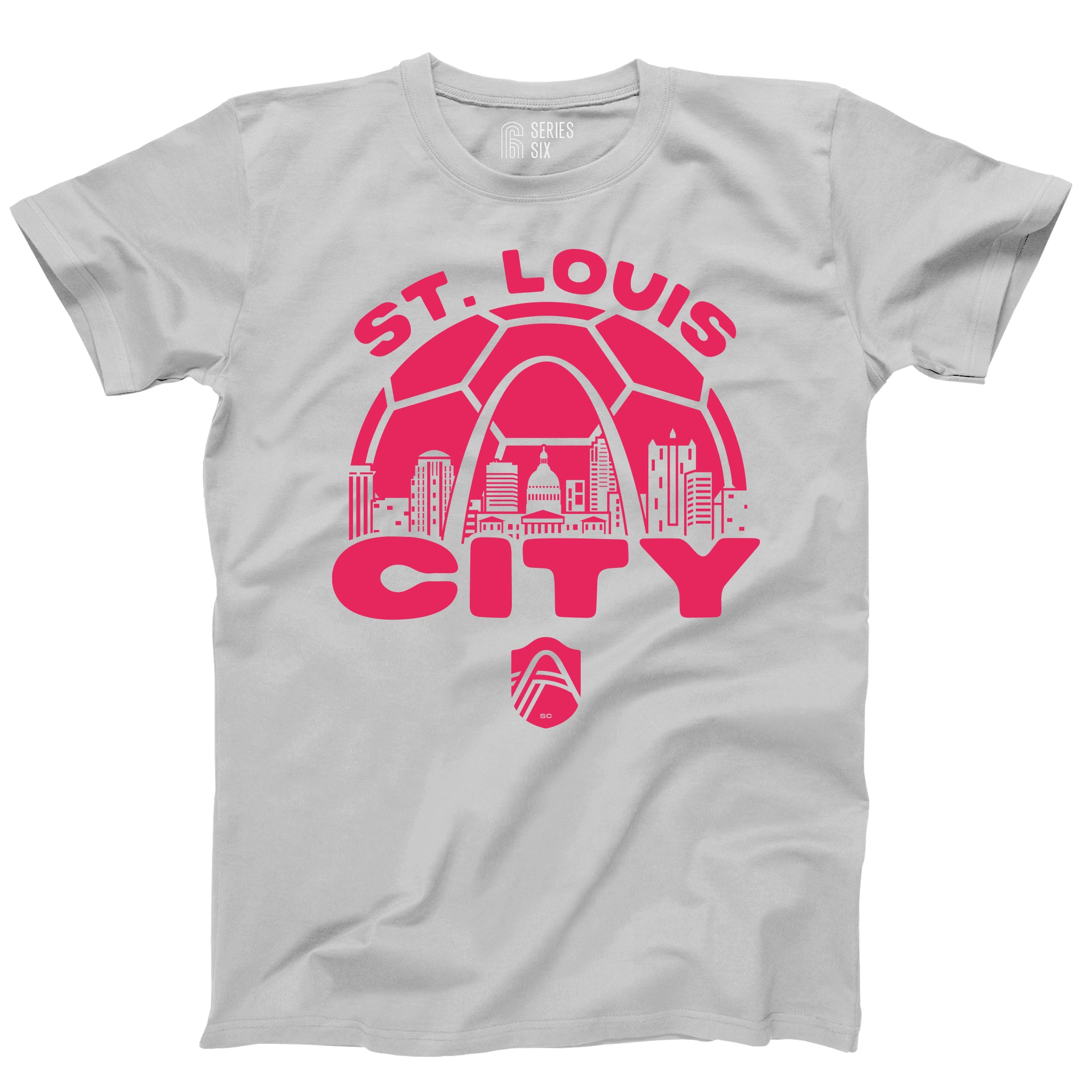 St. Louis CITY SC Skyline Unisex Short Sleeve T-Shirt – Series Six