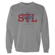 Load image into Gallery viewer, Anheuser-Busch STL Eagle Unisex Crewneck Sweatshirt - Grey