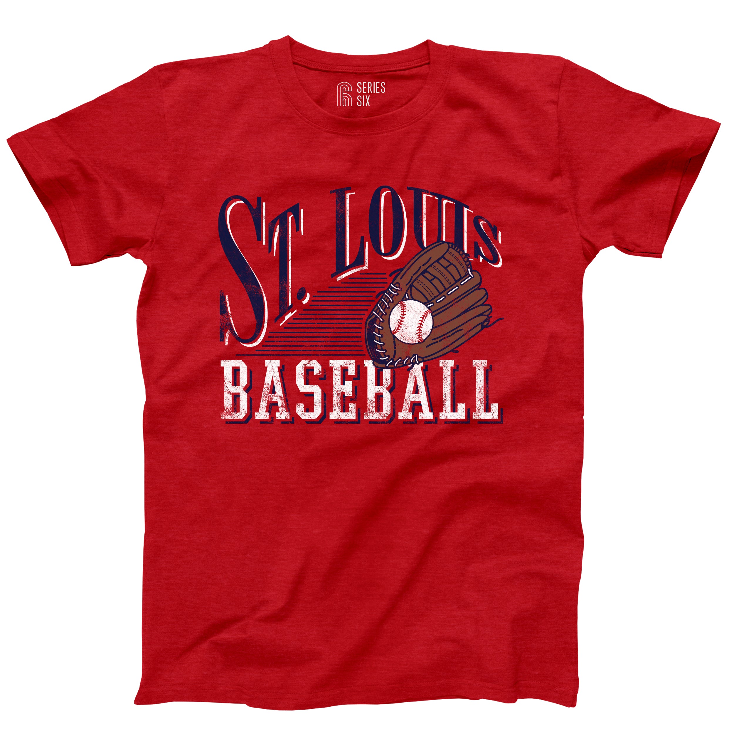 St. Louis Baseball Glove Unisex Short Sleeve T-Shirt – Series Six