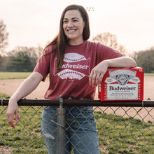 Load image into Gallery viewer, Budweiser Baseball Unisex Short Sleeve T-Shirt