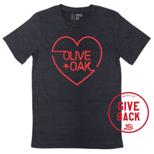 Load image into Gallery viewer, Olive + Oak Supporting Ollie Hinkle Heart Foundation Unisex Short Sleeve T-Shirt