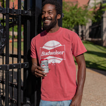 Load image into Gallery viewer, Budweiser Baseball Unisex Short Sleeve T-Shirt