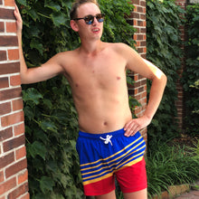 Load image into Gallery viewer, Retro Men's Swim Trunks