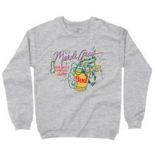 Load image into Gallery viewer, Budweiser Mardi Gras Crewneck Unisex Sweatshirt
