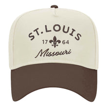 Load image into Gallery viewer, St. Louis Missouri Embroidered Structured Snapback Hat

