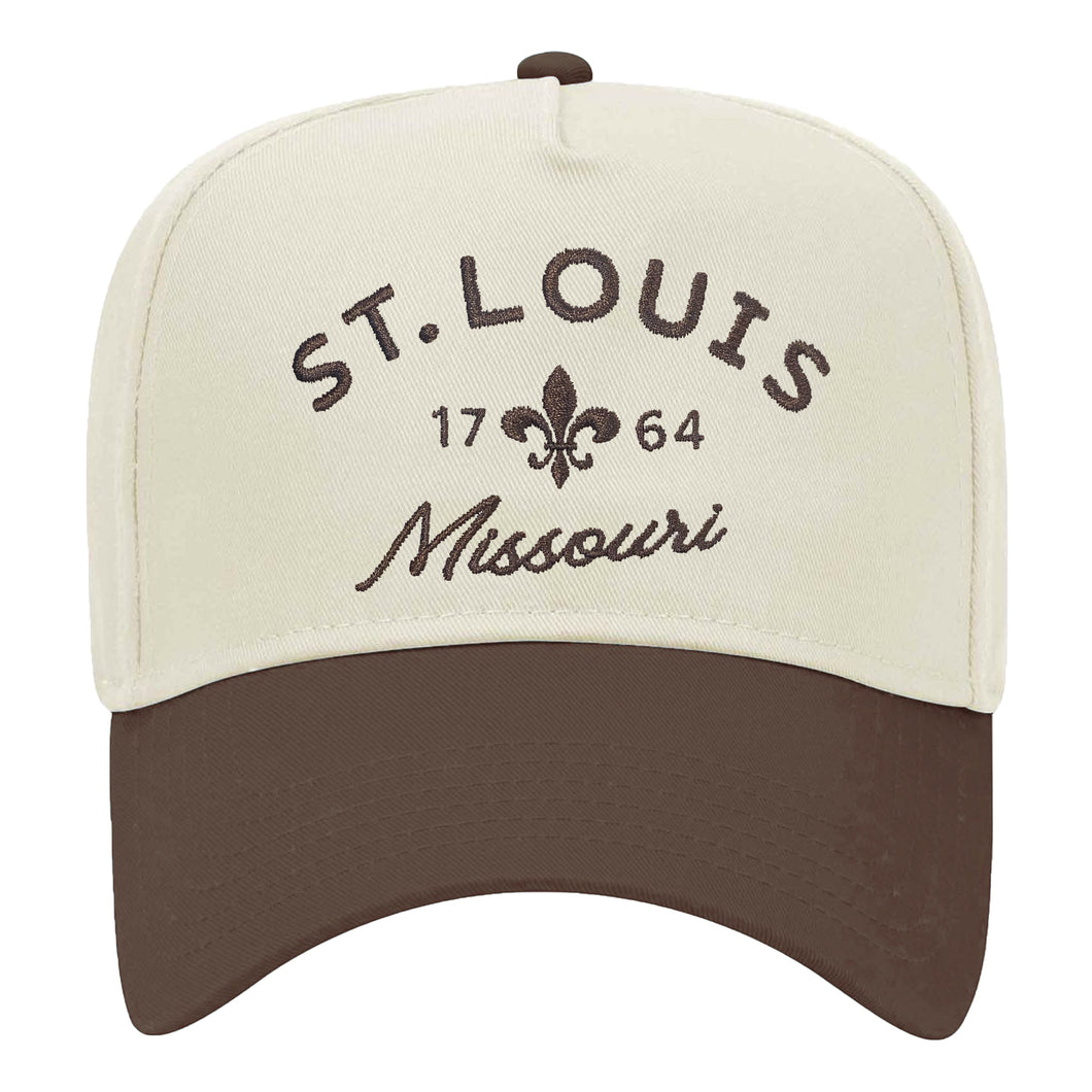 St. Louis Missouri Embroidered Structured Snapback Hat
