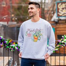 Load image into Gallery viewer, Budweiser Mardi Gras Crewneck Unisex Sweatshirt
