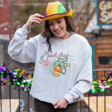 Load image into Gallery viewer, Budweiser Mardi Gras Crewneck Unisex Sweatshirt
