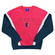 Load image into Gallery viewer, St. Louis CITY SC Stripe Color Block Crewneck Unisex Sweatshirt
