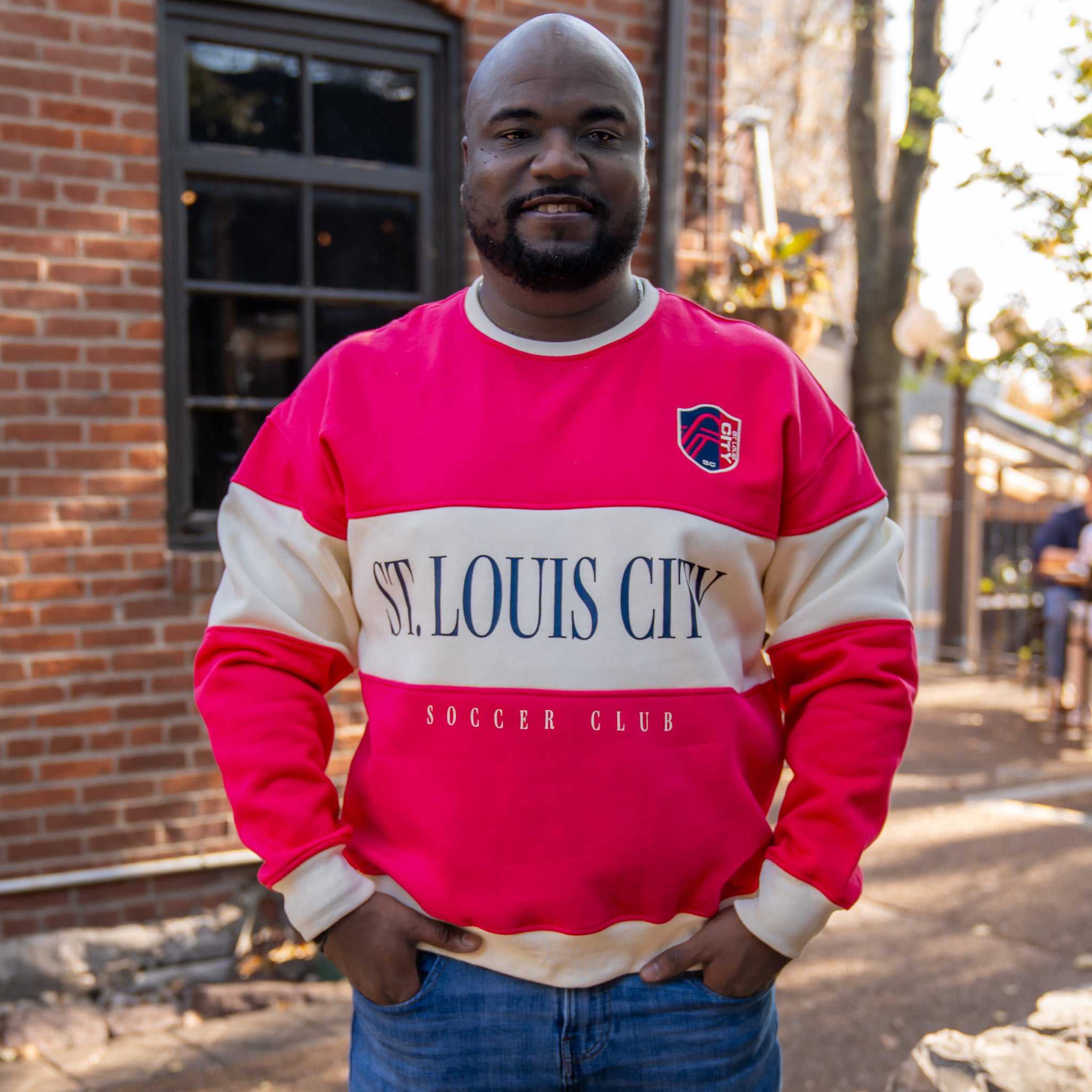St. Louis CITY SC Color Block Crewneck Unisex Sweatshirt – Series Six