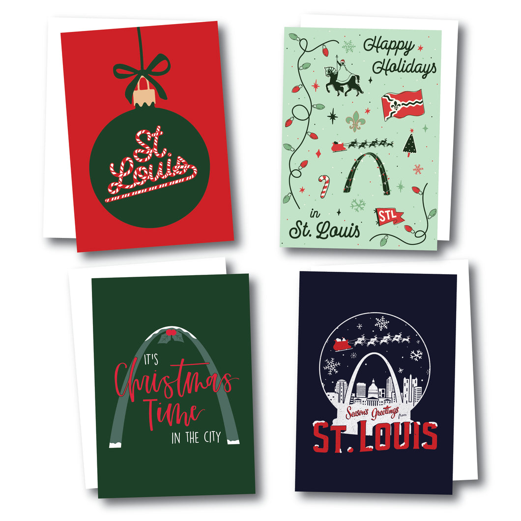 4 Pack Christmas Cards - 5