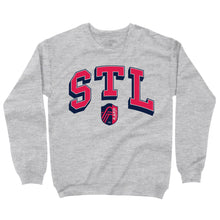 Load image into Gallery viewer, St. Louis CITY SC Curved Crest Unisex Crewneck Sweatshirt
