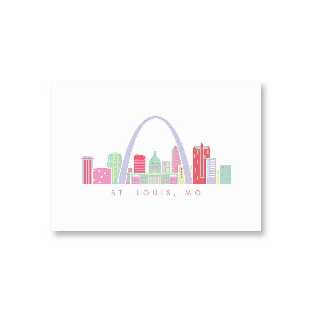 Colorful St. Louis Skyline 5