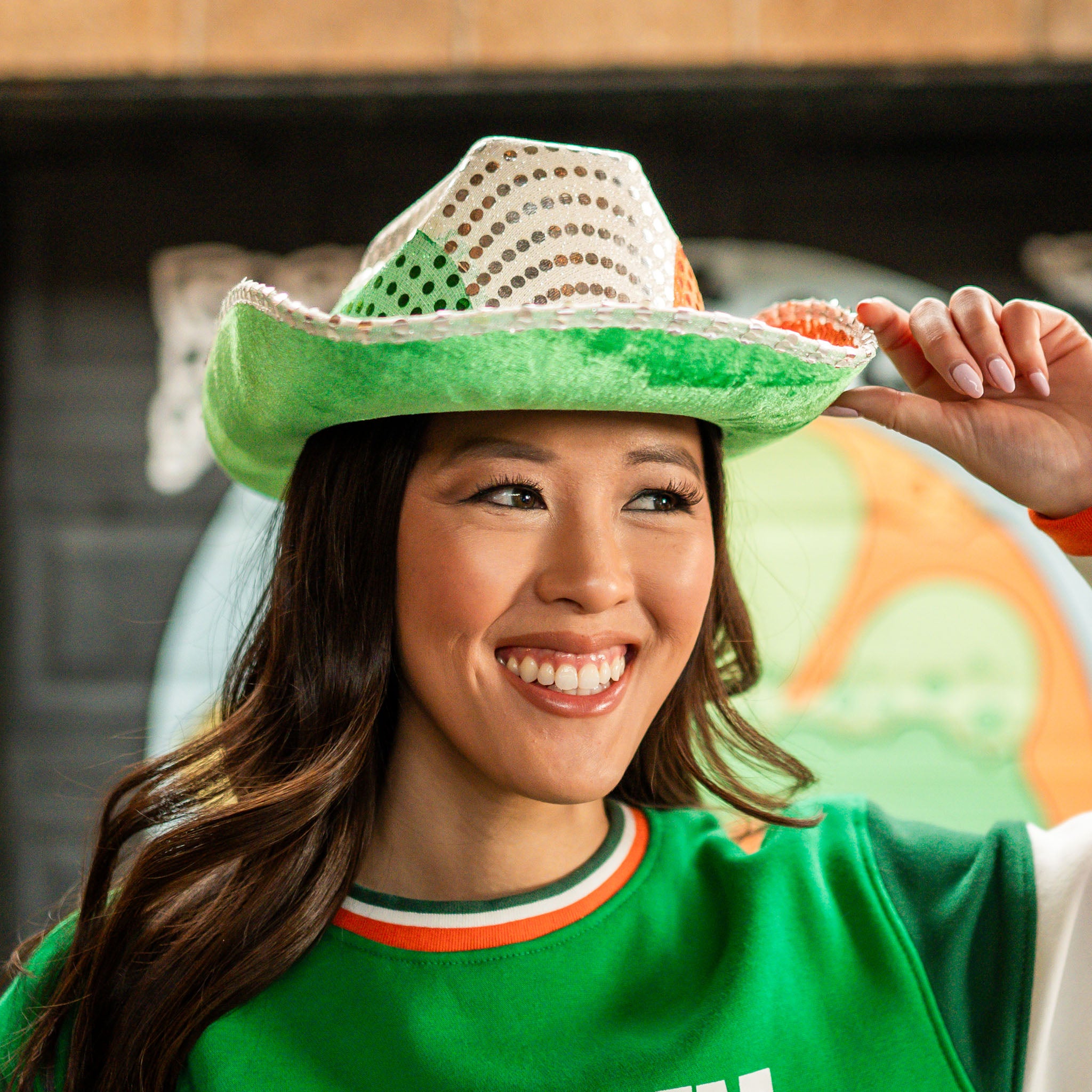 St patricks day cowboy sales hat