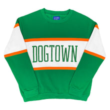 Load image into Gallery viewer, Dogtown Color Block Crewneck Unisex Sweatshirt - Kelly Green
