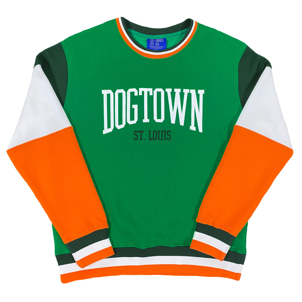 Dogtown Color Block Sleeves Unisex Sweatshirt