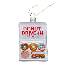 Load image into Gallery viewer, Donut Drive-In Glass Ornament
