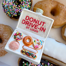 Load image into Gallery viewer, Donut Drive-In Glass Ornament
