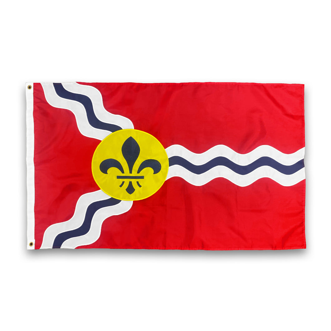 Embroidered St. Louis Flag - 3 x 5