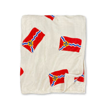 Load image into Gallery viewer, St. Louis Flag Blanket
