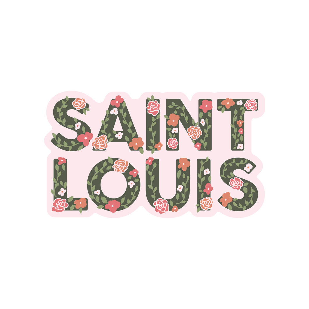 Saint Louis Floral Sticker