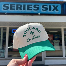 Load image into Gallery viewer, Soulard Icon Embroidered Structured Snapback Hat
