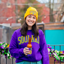 Load image into Gallery viewer, Soulard Patch Knit Beanie Hat - Gold
