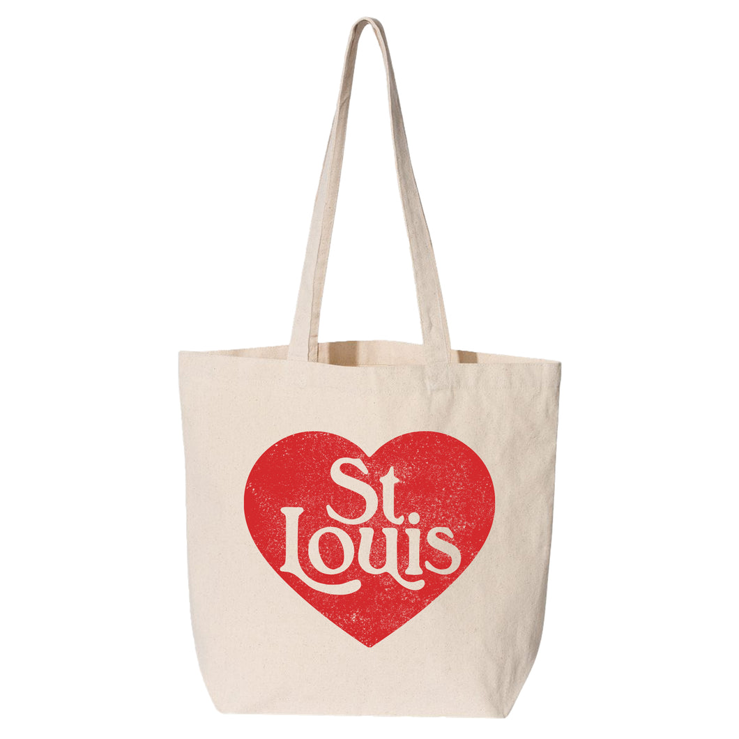 Saint Louis Heart Tote Bag