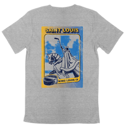 Retro St. Louis Arch Unisex Short Sleeve T-Shirt - Light Blue – Series Six