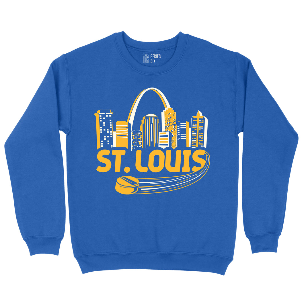 St. Louis Hockey Skyline Unisex Crewneck Sweatshirt