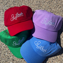 Load image into Gallery viewer, St. Louis Script Embroidered Youth Hat - Blue
