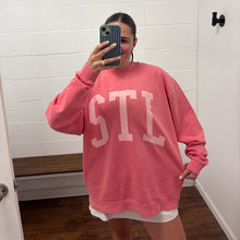 Load image into Gallery viewer, STL Mock-Neck Unisex Sweatshirt - Pink
