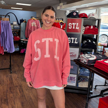 Load image into Gallery viewer, STL Mock-Neck Unisex Sweatshirt - Pink
