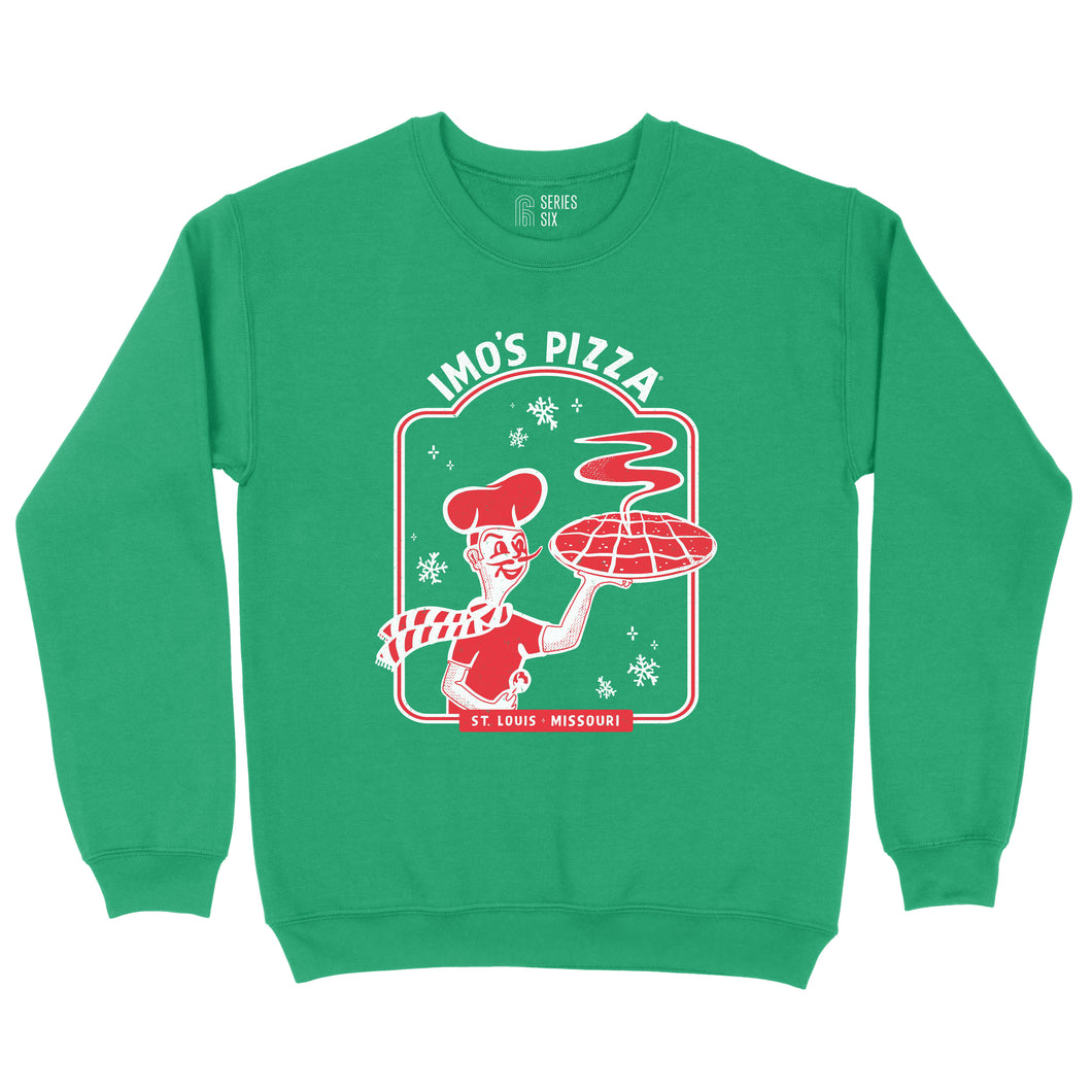 Imo's Pizza Holiday Unisex Crewneck Sweatshirt