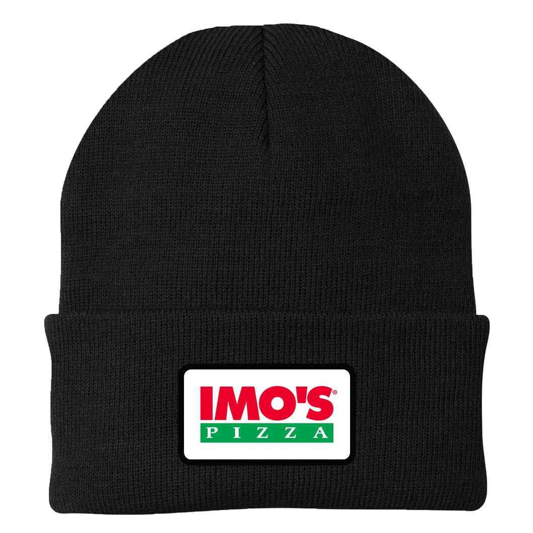 Imo's Pizza Patch Knit Beanie Hat