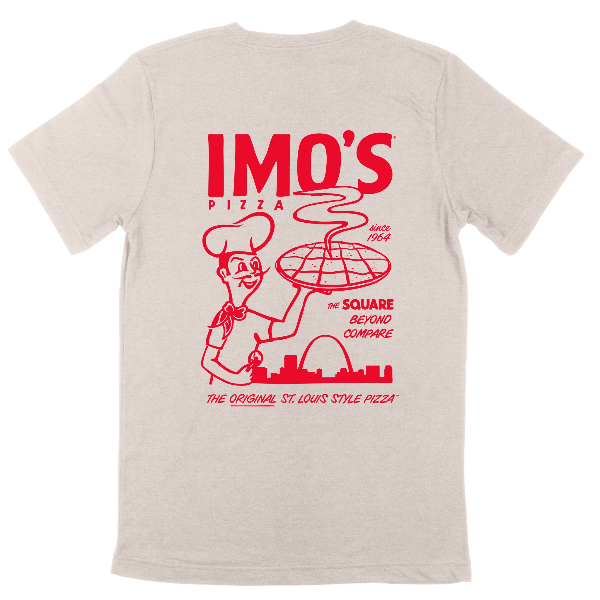 Imo's Pizza Vintage Unisex Short Sleeve T-Shirt