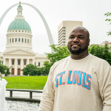 Load image into Gallery viewer, St. Louis Puff Crewneck Unisex Sweatshirt - Ivory
