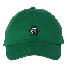 Load image into Gallery viewer, STL Shamrock Soft Style Hat - Kelly Green
