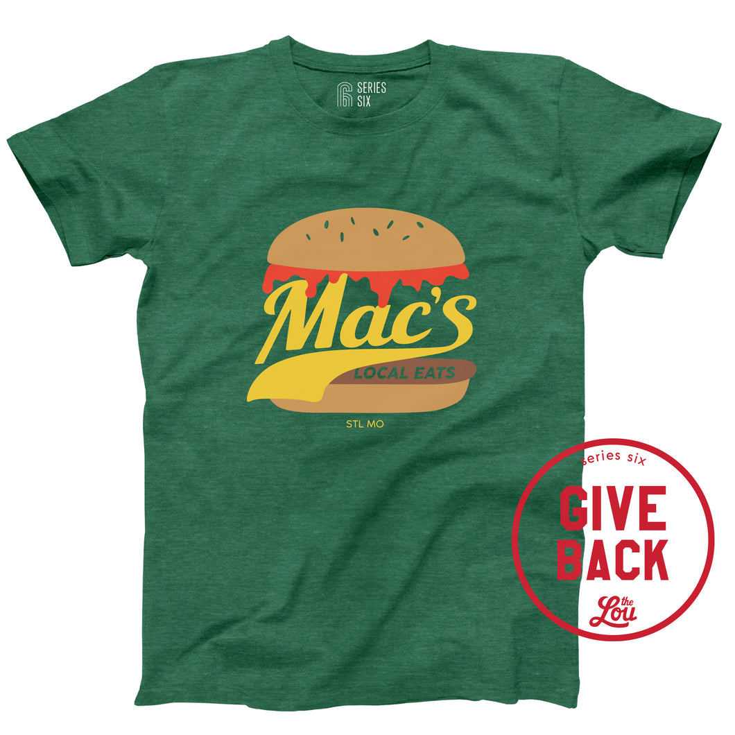 Mac's Local Eats Unisex Short Sleeve T-Shirt