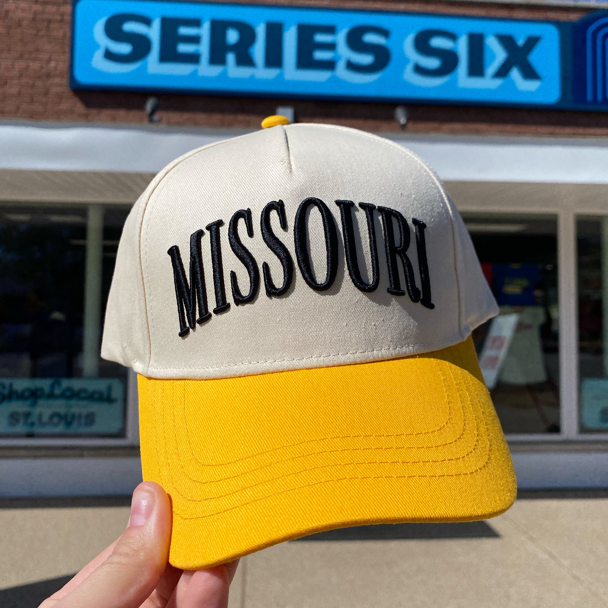 Missouri Puff Embroidered Structured Snapback Hat – Series Six