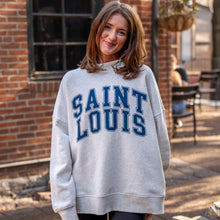Load image into Gallery viewer, Saint Louis Mock-Neck Unisex Sweatshirt
