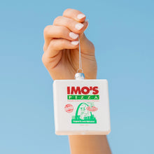 Load image into Gallery viewer, Imo&#39;s Pizza Box Glass Ornament
