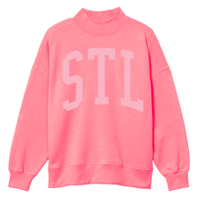 Load image into Gallery viewer, STL Mock-Neck Unisex Sweatshirt - Pink
