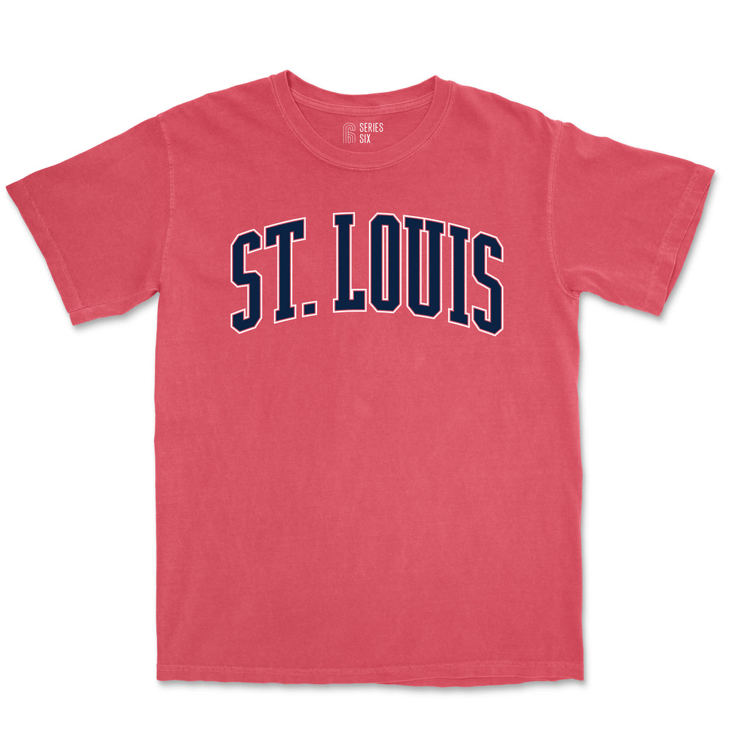 St. Louis Puff Unisex Short Sleeve T-Shirt - Red