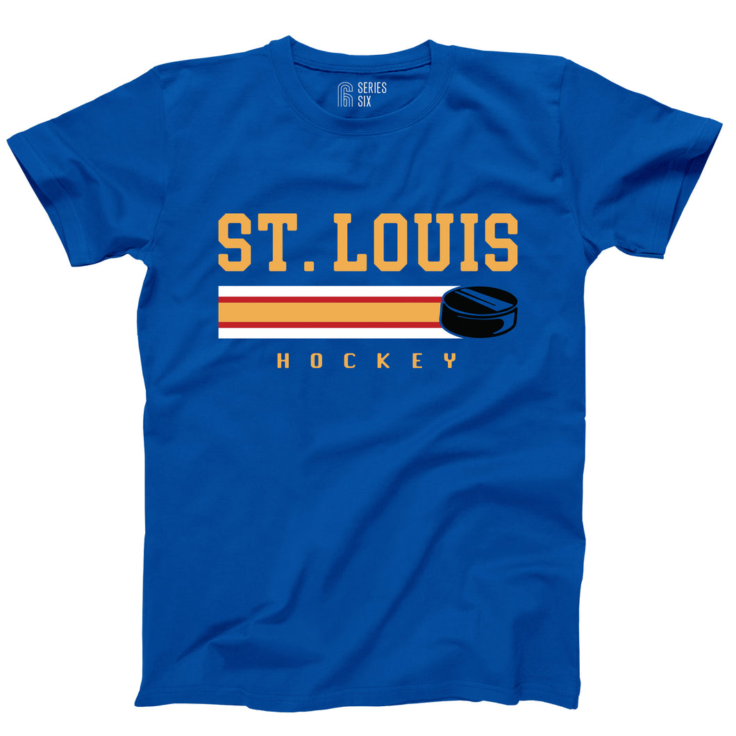 Retro Hockey Puck Unisex Short Sleeve T-Shirt