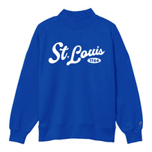 Load image into Gallery viewer, St. Louis 1764 Mock-Neck Unisex Sweatshirt - Royal
