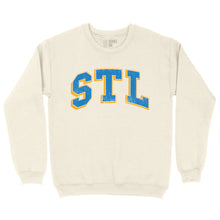 Load image into Gallery viewer, STL Curved Unisex Crewneck Sweatshirt - Ivory
