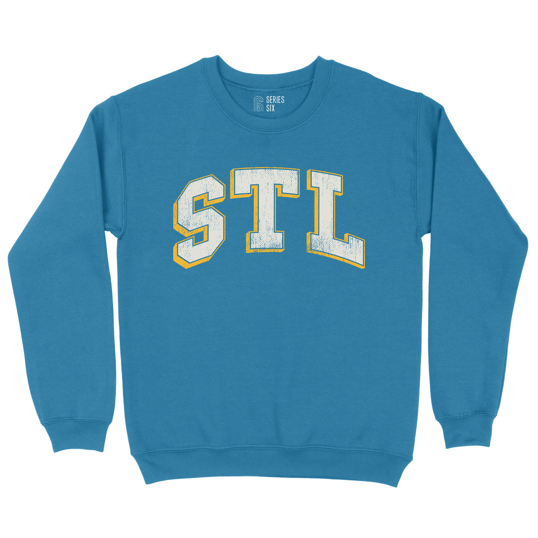 STL Curved Unisex Sweatshirt - Blue